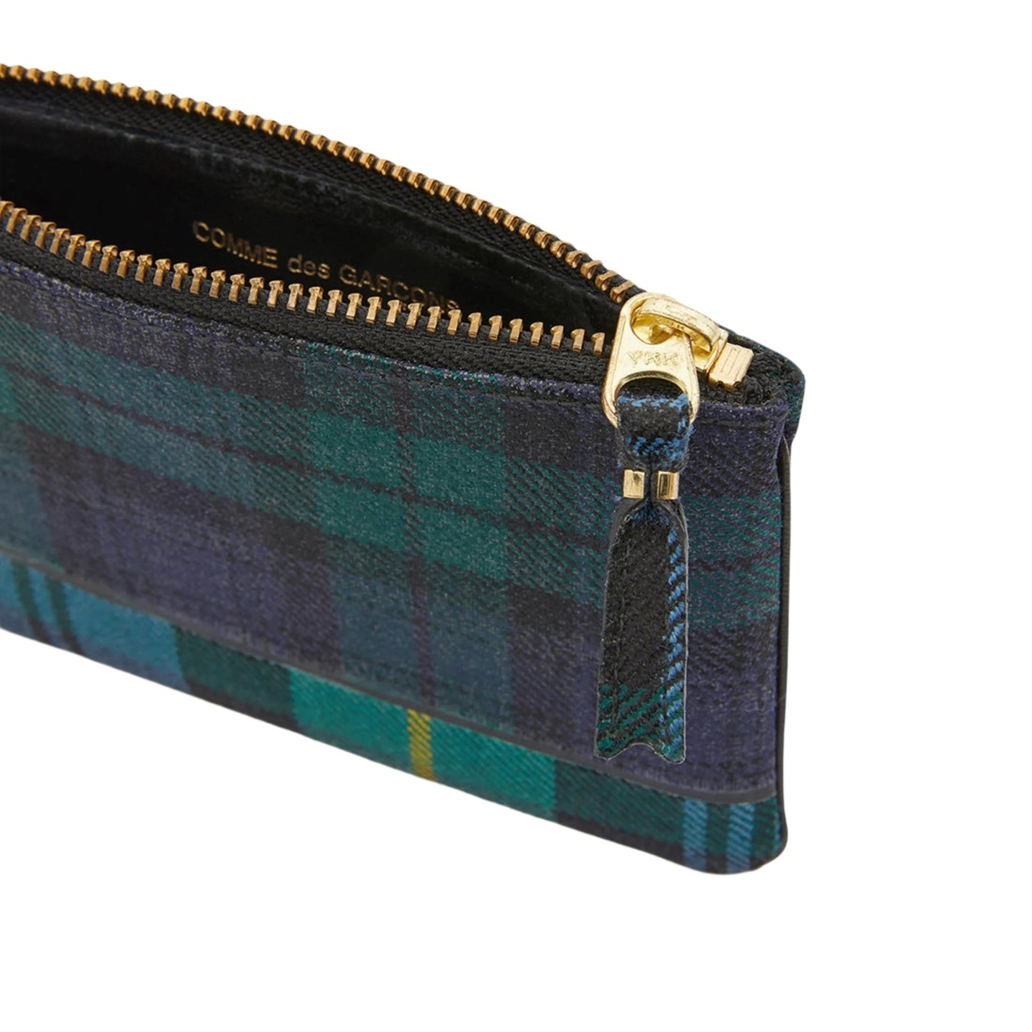 Comme des Garçons - Portefeuille Tartan Green mini - OUT OF COLLECTION | Maison d'archives secrètes