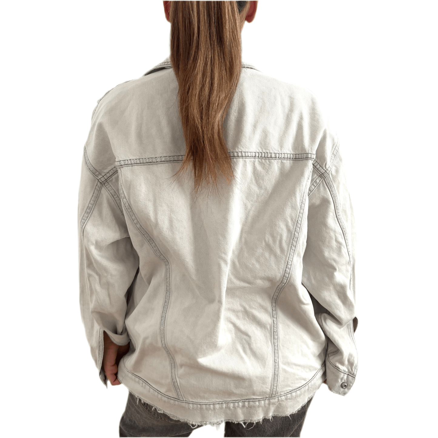 Iro collection – Veste en jean Noumia denim gris - OUT OF COLLECTION | Maison d'archives secrètes