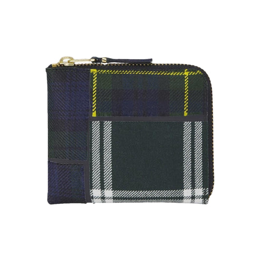 COMME DES GARÇONS - PORTEFEUILLE TARTAN GREEN MINI - OUT OF COLLECTION : Grandes marques à prix discount, ventes privées H24 7/7 ! 