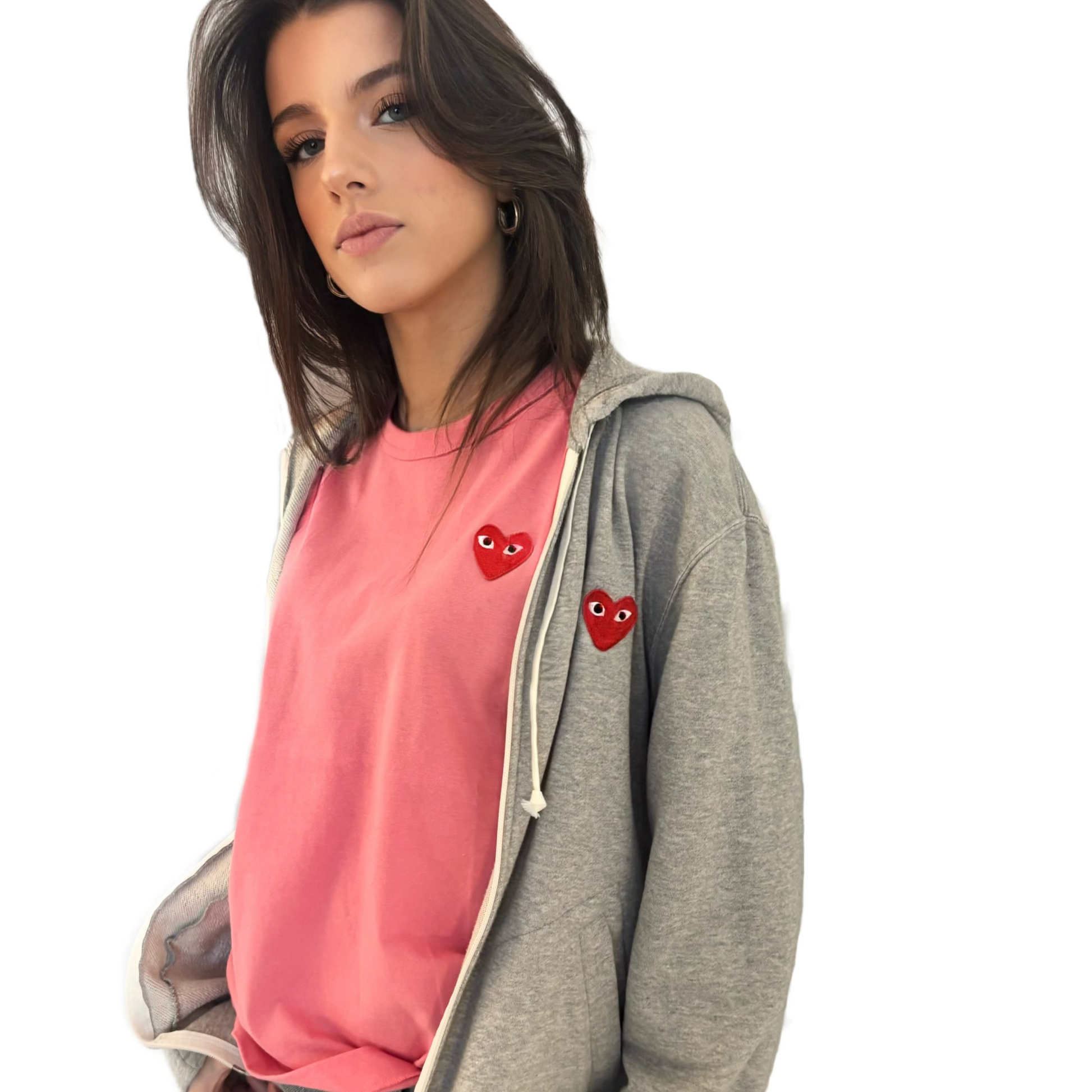 SWEAT ZIP HOODIES - CDG PLAY MIXTE 