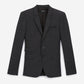 The Kooples Collection - Veste laine grise mico-carreaux slim