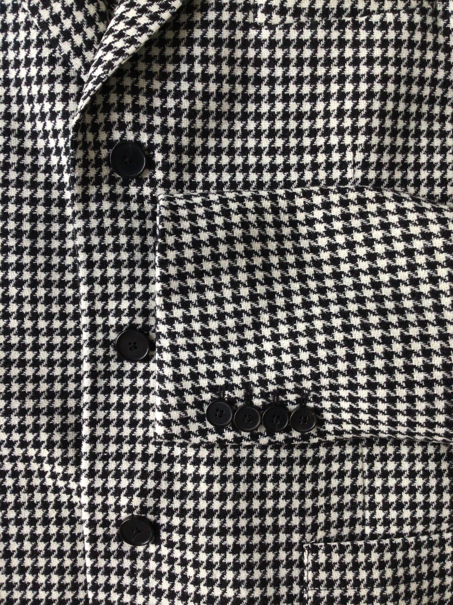 The Kooples Collection - Veste pieds de poule noire et blanche