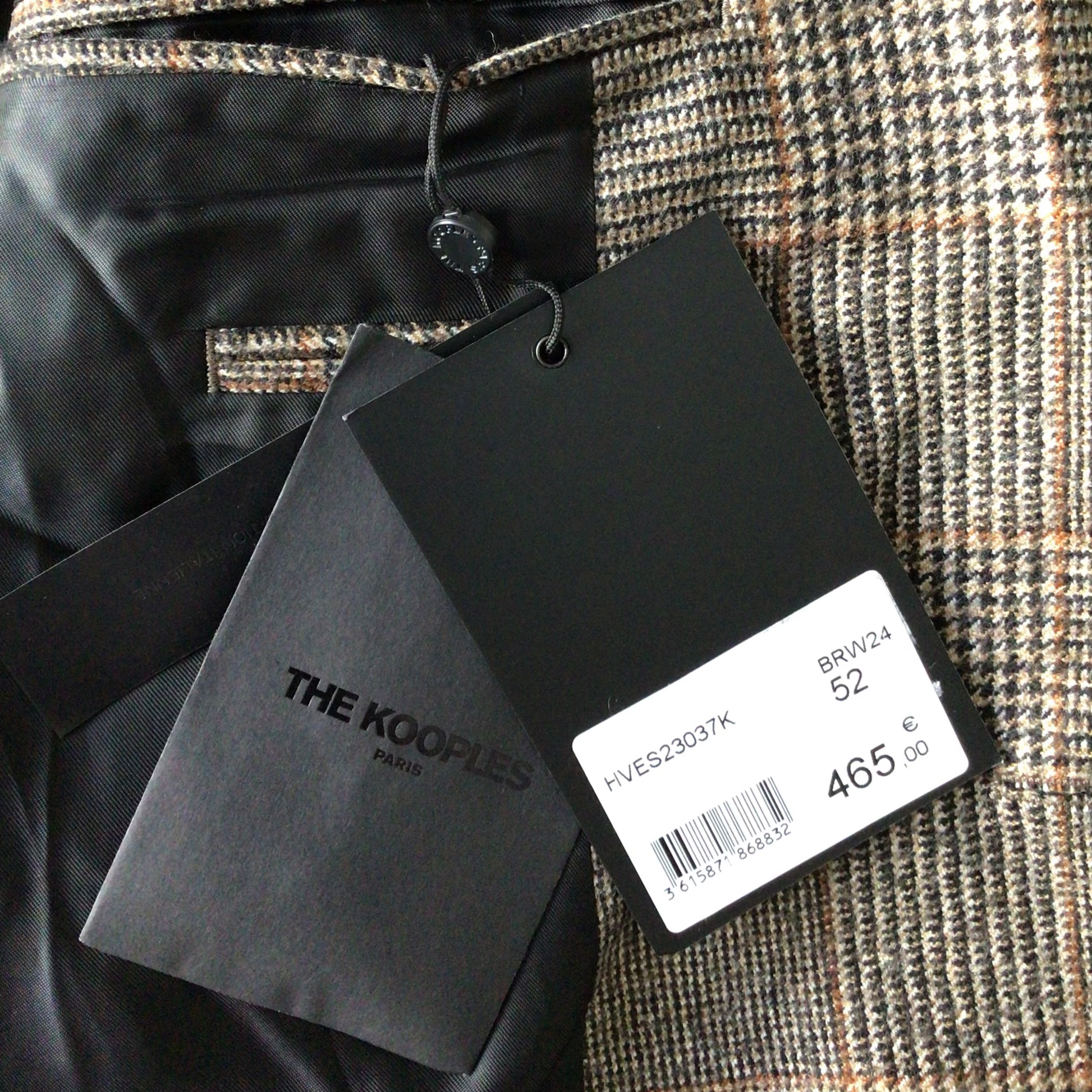 The Kooples Collection - Veste Prince de Galles Mixed brown