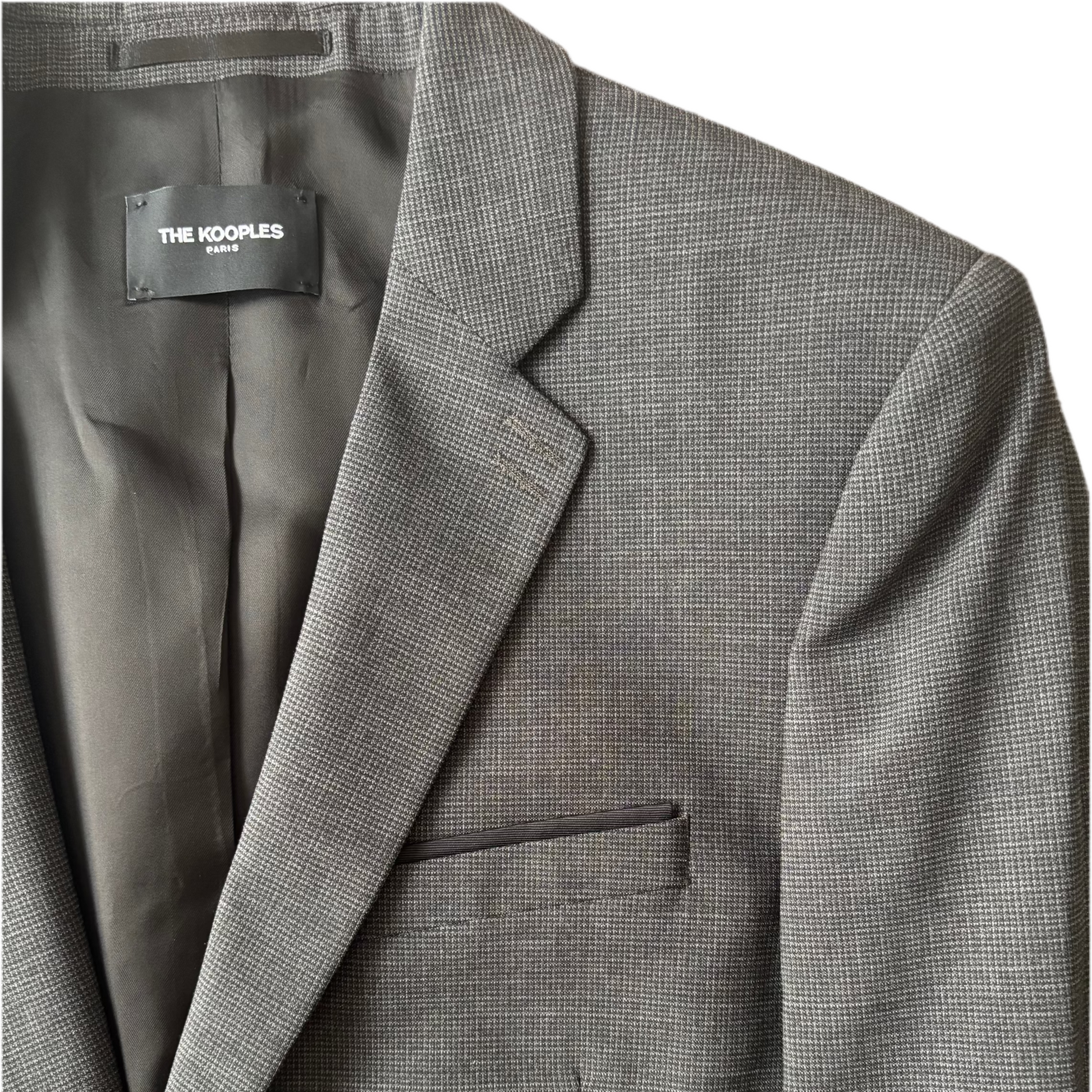 The Kooples Collection - Veste de costume grise foncé coupe fit