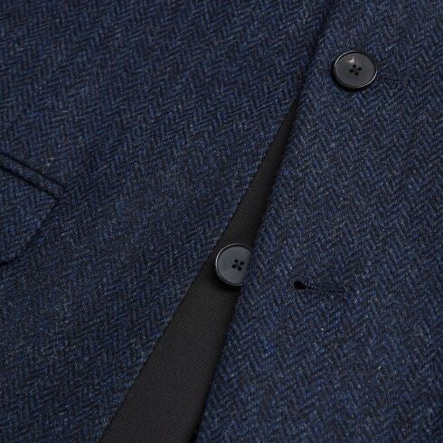 The kooples Collection - Veste en laine à motif bleue