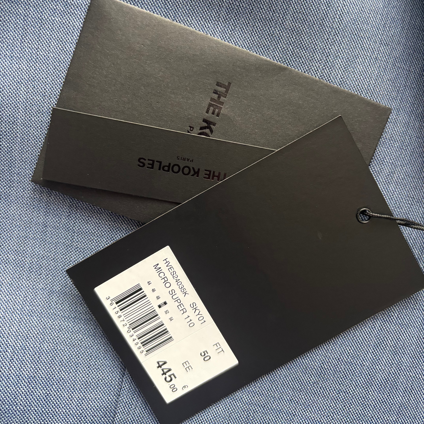 The kooples Collection - Veste Blazer Micro super 110 Sky